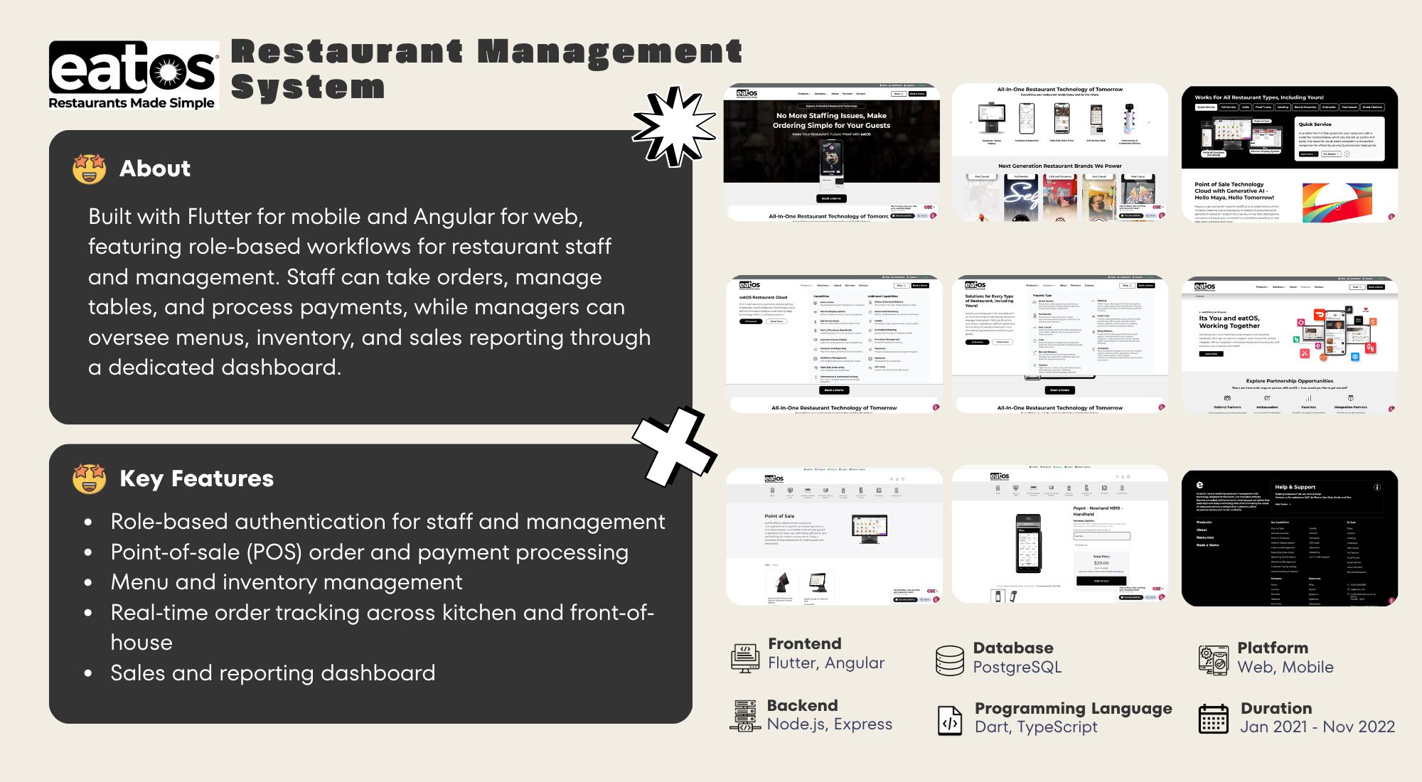 Restaurant Management System alternate screenshot